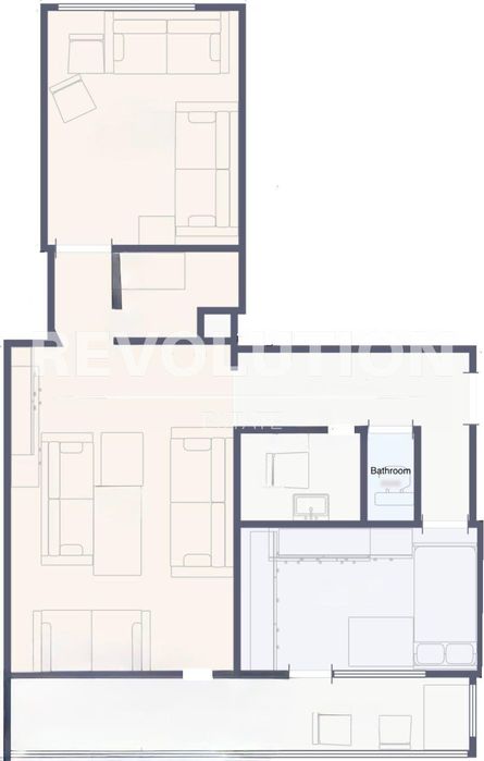 Двустаен апартамент в кв. Младежки хълм