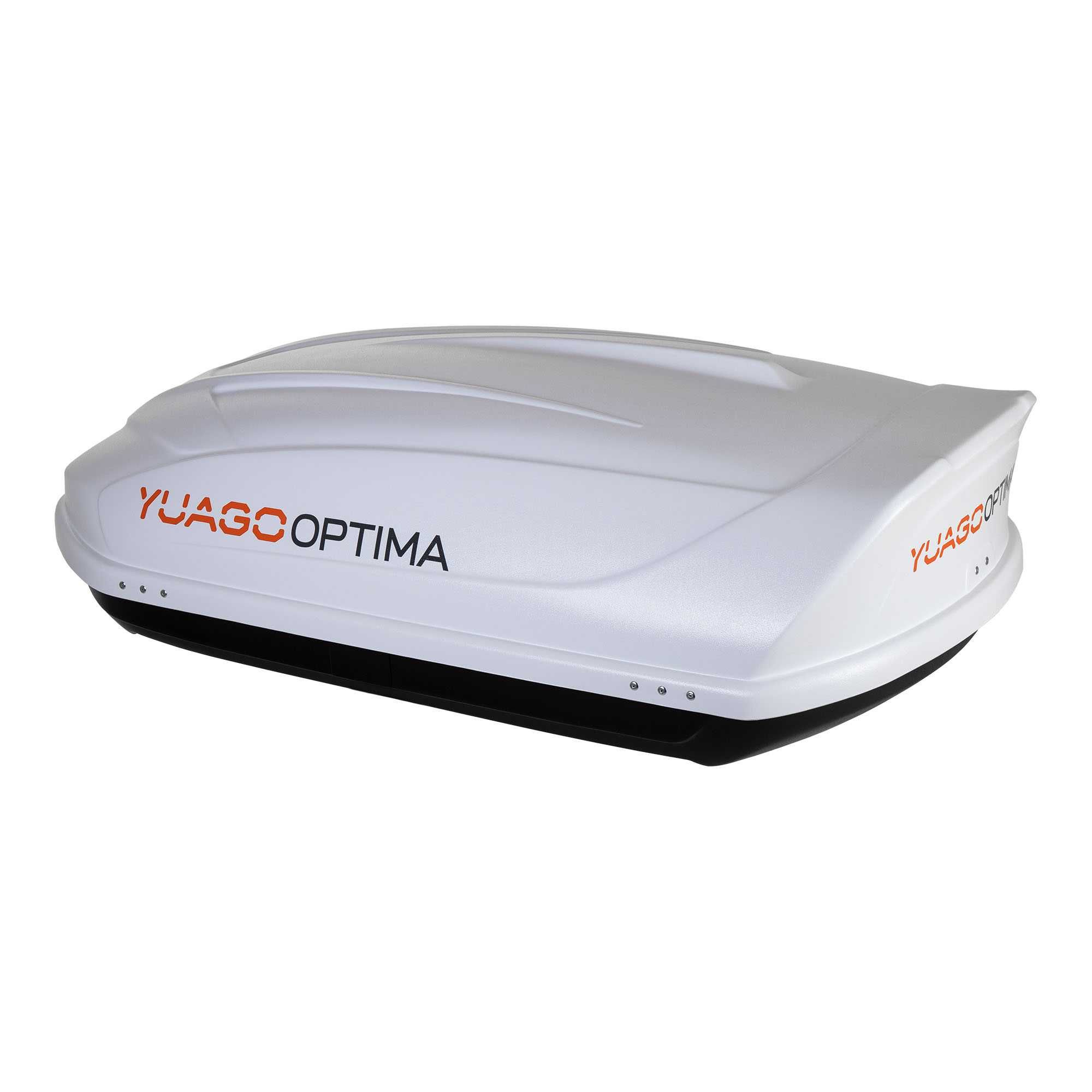 Автобокс YUAGO “Optima” белый (матовый) 390 л В НАЛИЧИИ