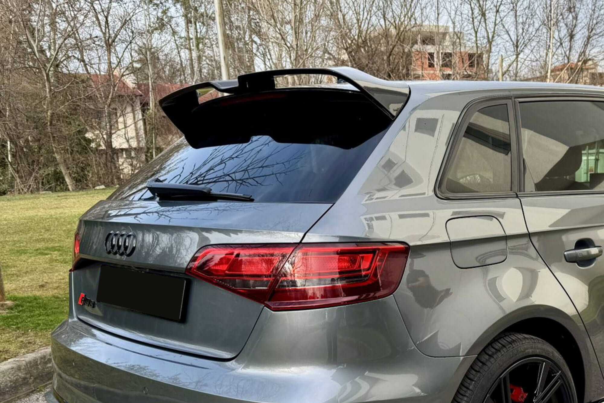 Тунинг спойлер  съвместим с Audi A3 8V хечбек 2013-2019г, небоядисан