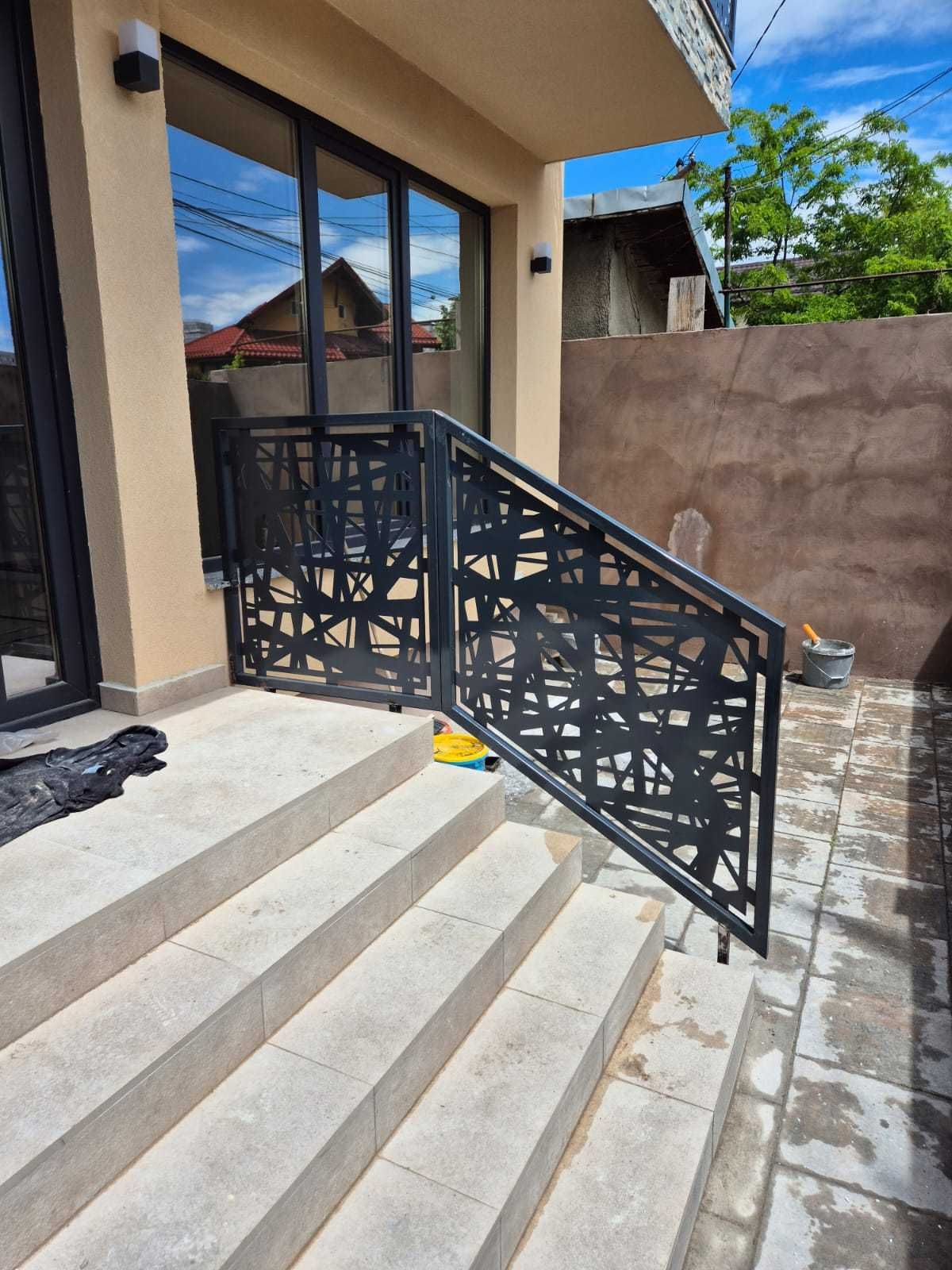 Debitare laser tabla pentru garduri, porti, balcoane, balustrade