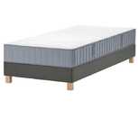 Pat dormitor ikea 2bc90x200 cu saltele Memory Foam NOI super rezistent
