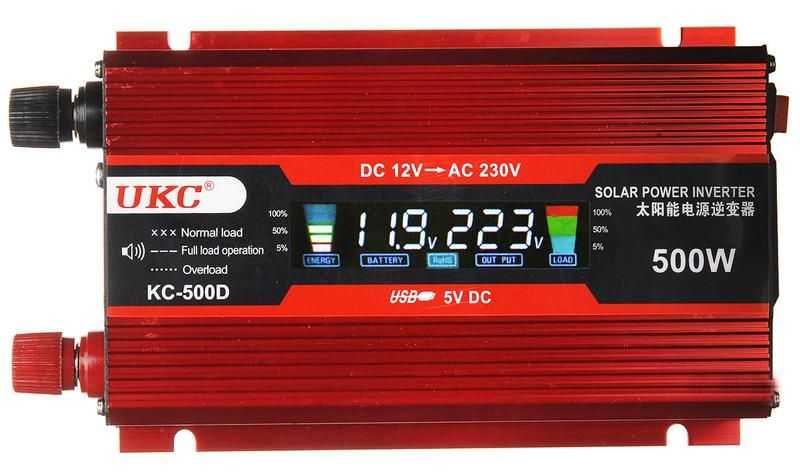 Нови ИНВЕРТОРИ UKC от 300W до 5000W -12V или 24v /220V, 29,98 лв Промо