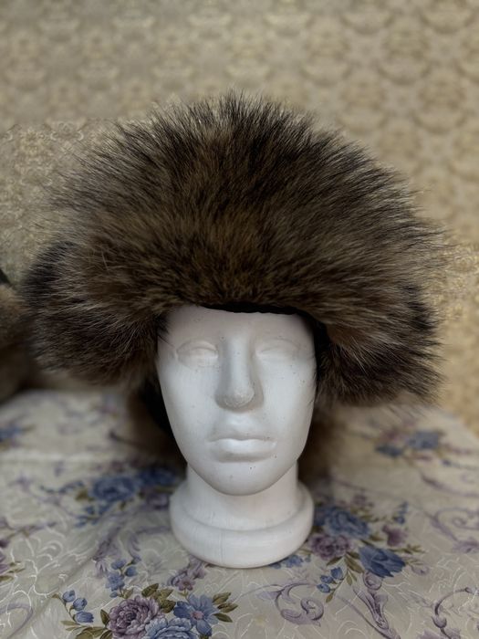 Шапка малахай енот