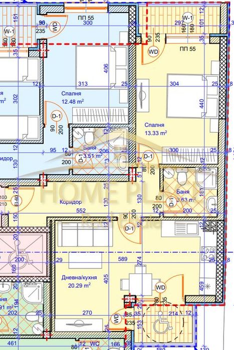 Продава се Двустаен апартамент в Варна, Център - 69 кв.м за 2390 €/кв.м - Снимка #3