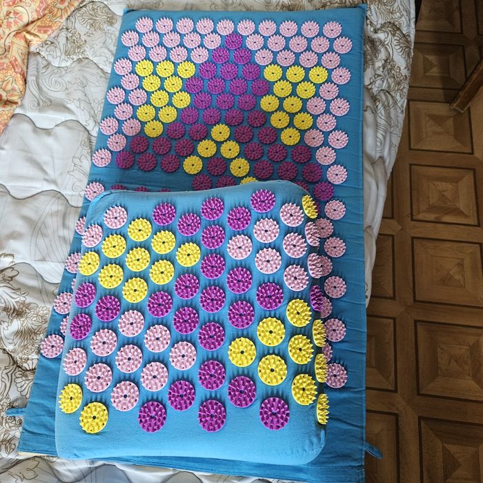 Апликатор коврик массажный + подушка Fosta