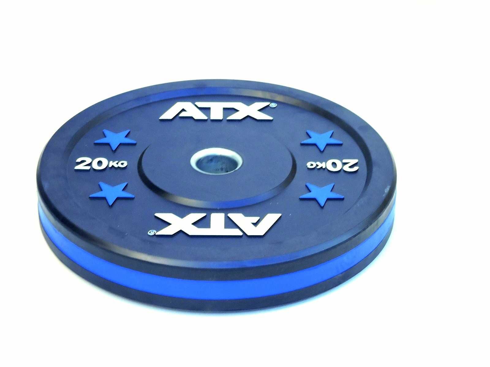 Олимпийски Дискове Bumper Plates ATX Stripes Тежести 2 х 20 кг