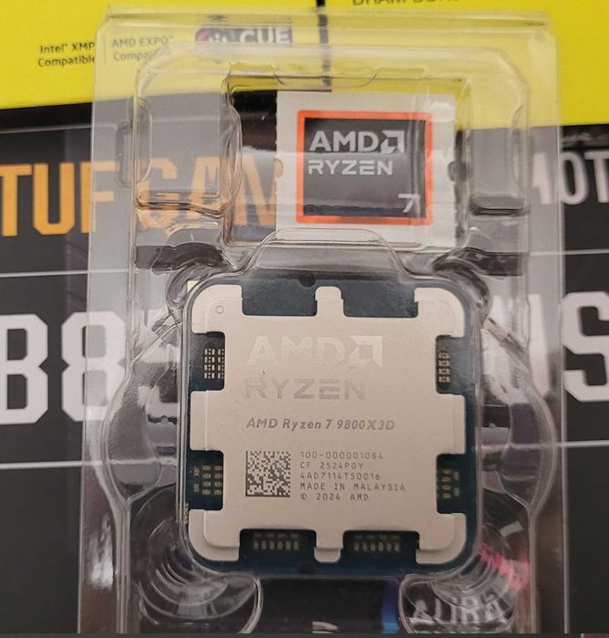 Kit gaming ryzen 7 9800x3d+ ASUS TUF GAMING B850-PLUS WIFI + 32 gb ram