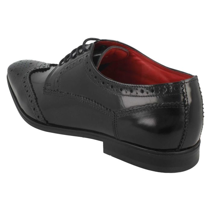 Pantofi piele - Base London - Harold - Hi Shine Brogue - 44.5 (UK 10)