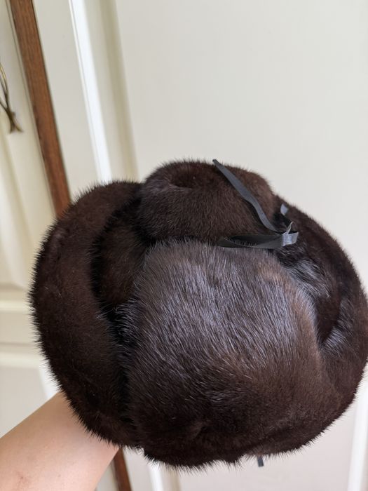 Новая норковая шапка, формовка, российская