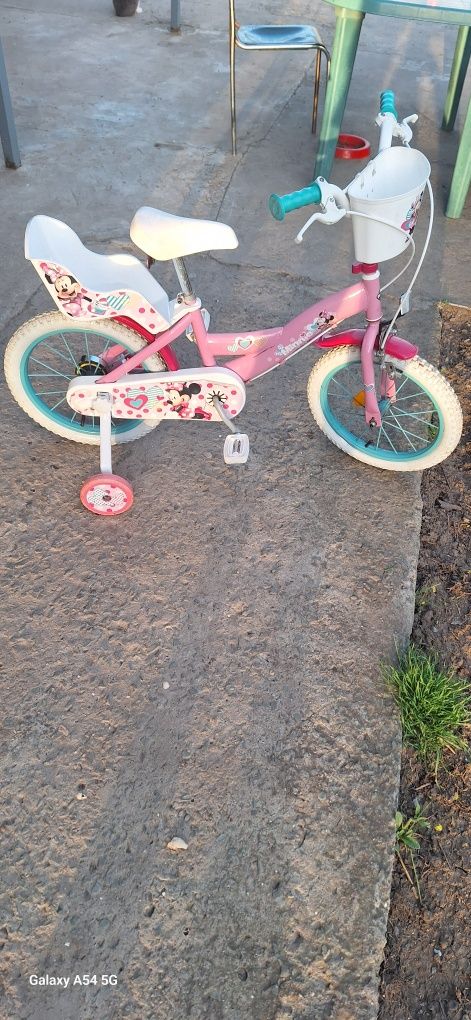 Vând Bicicleta copii, Huffy, Disney Minnie, 16 inch