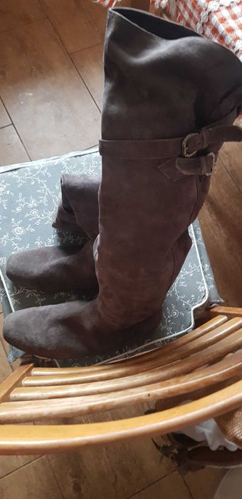 cizme de piele intoarsa fina