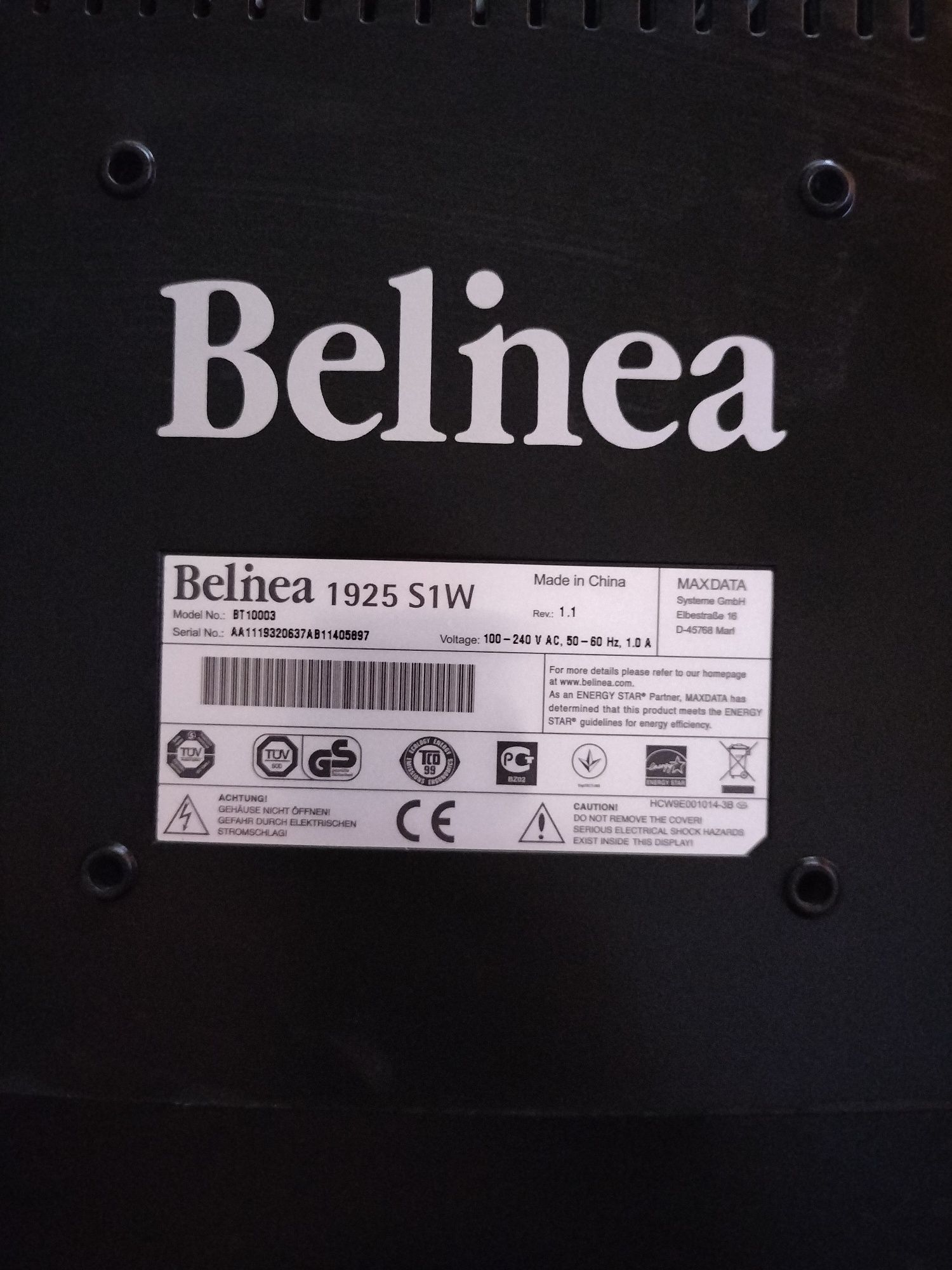 Monitor Belinea 19"