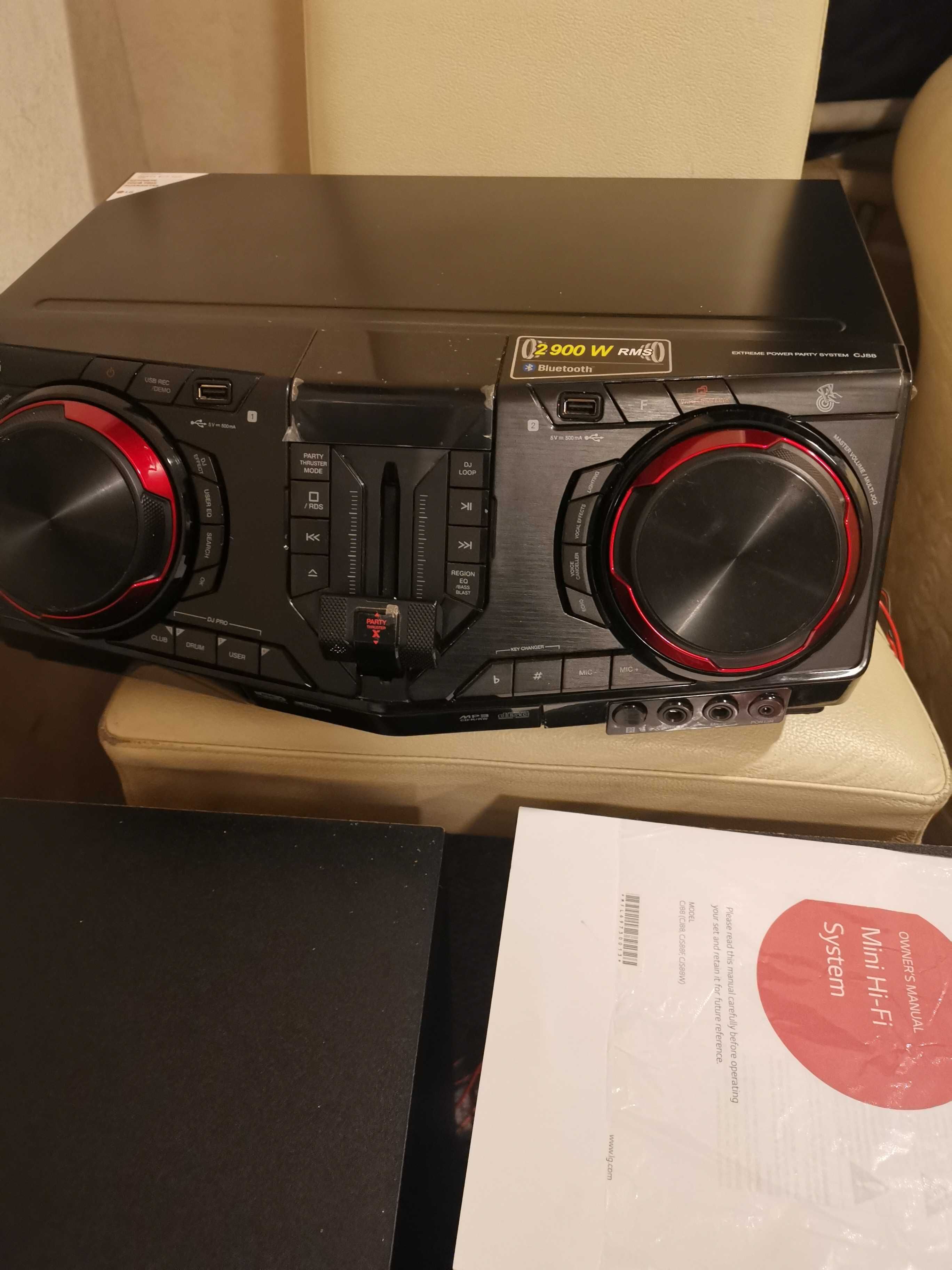 LG XBOOM CL88 Hi-Fi System - Black