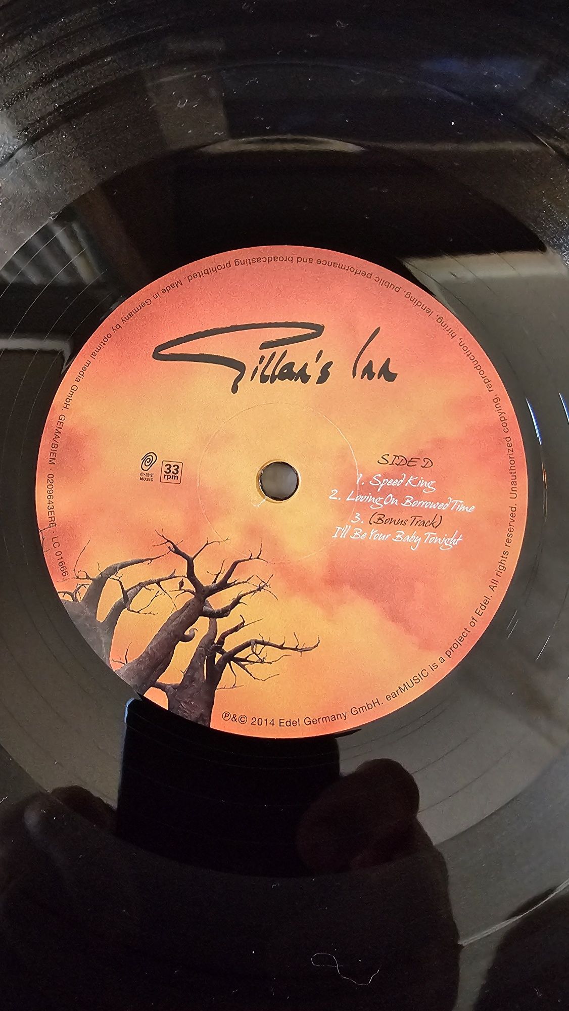 Продается виниловая пластинка IAN GILLAN-GILLANS INN,,2006 г.