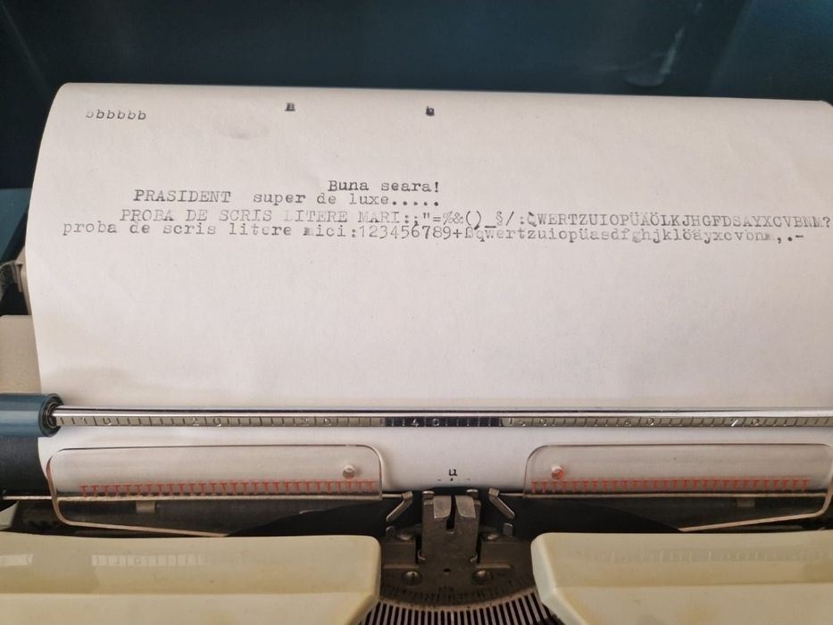Prasident masina de scris