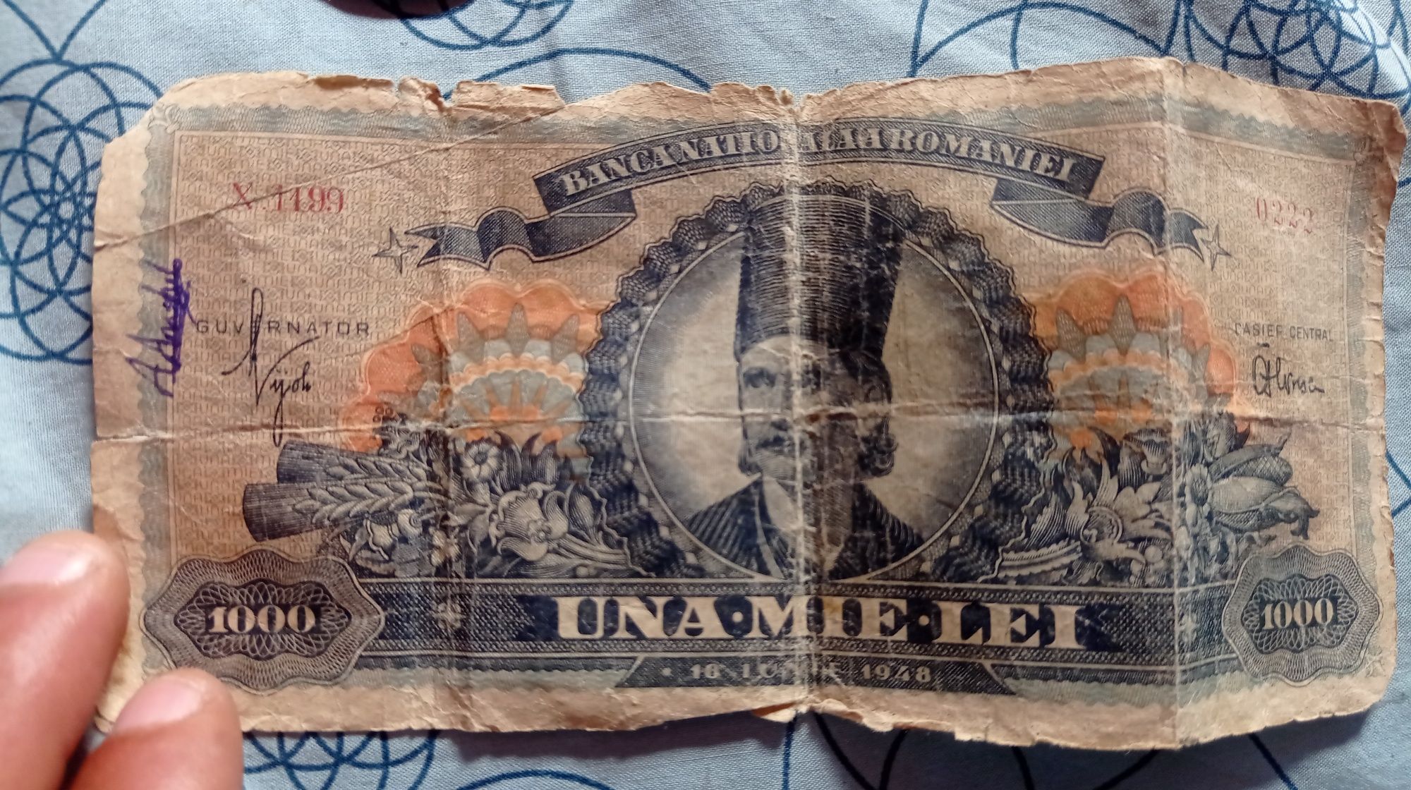 Vând bancnota 1000 lei veche