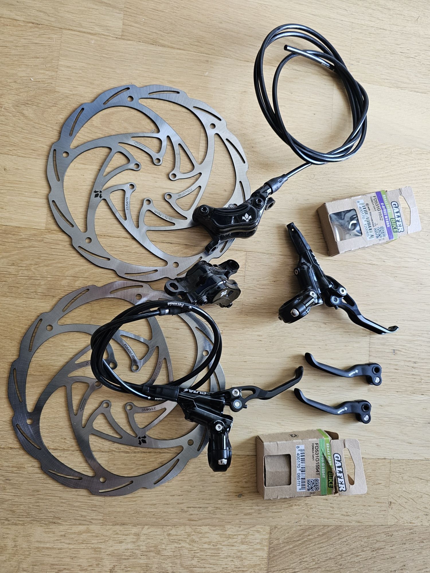 Frane Formula cura 4 set + 2x disc 203mm