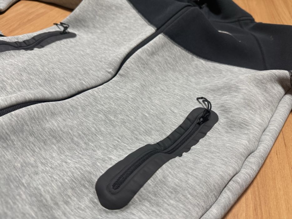 Nike tech fleece сиво/черно