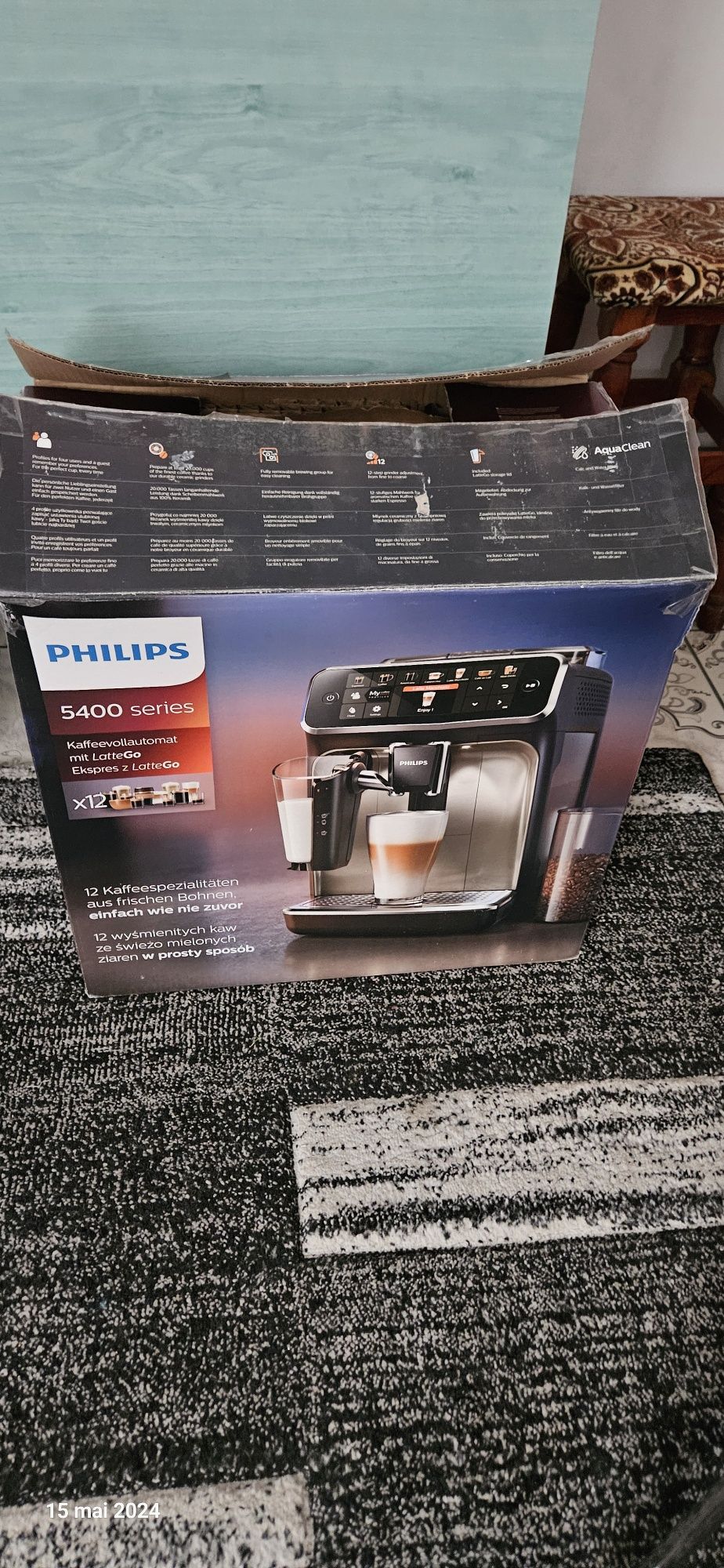 Espressor Philips lattego 5400 EP5444/70