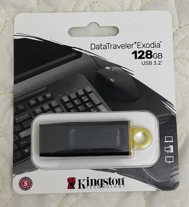 Продам оригинальные карты памяти флешка USB 128 ГБ фирмы Kingston
