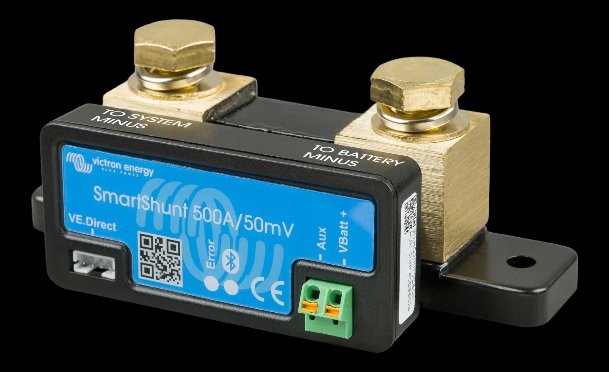 Виктрон шунт с мониторинг на батерия Victron SmartShunt 500 A / 50 mV