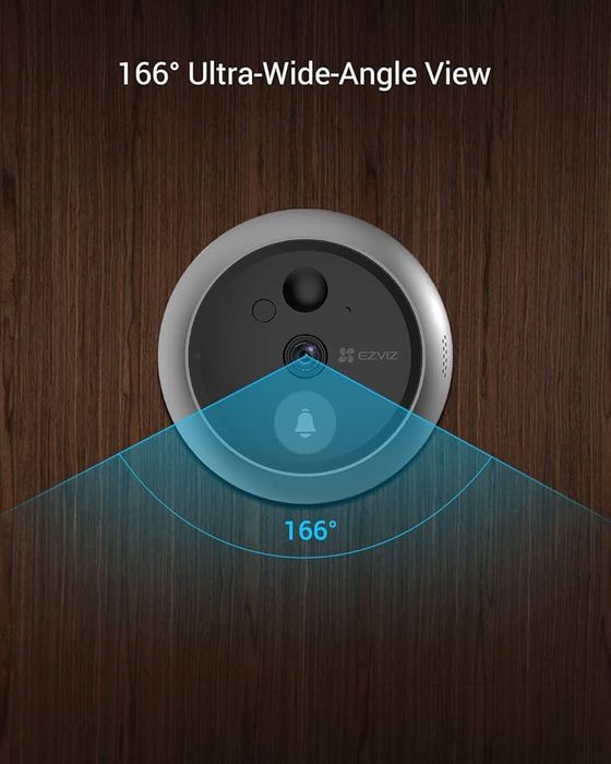 Vizor inteligent EZVIZ CP4 – Cameră pentru ușă cu ecran tactil,