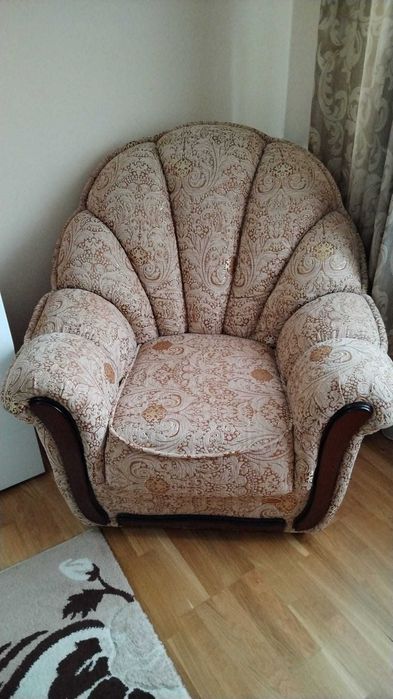 Canapea extensibila+2 fotolii