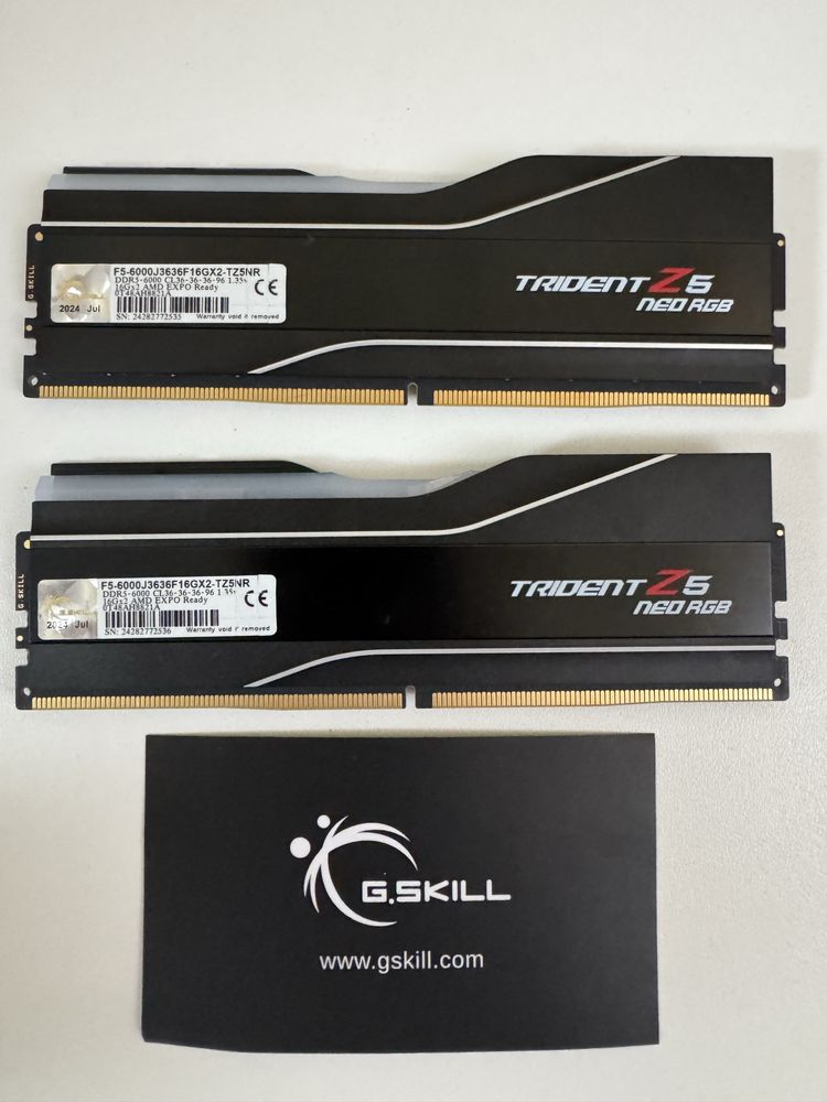 ОЗУ DDR5 6000mhz cl 36 Gskill