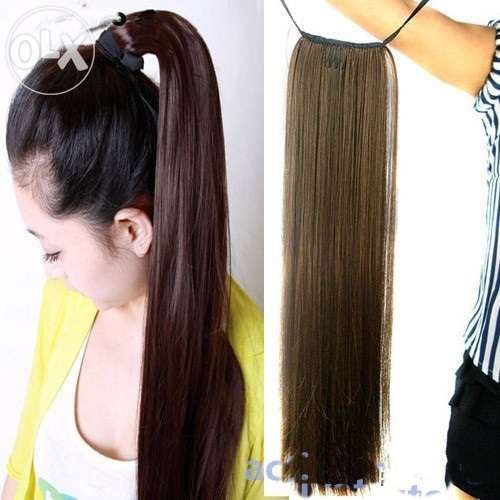 Coada par ponytail Extensie extensii CALITATE AAA+ - BLOND CIOCOLATI