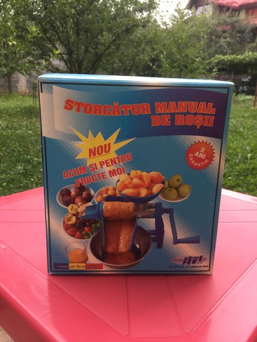 Storcator manual de rosii_sita inox