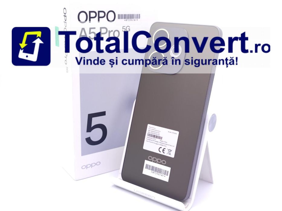 Oppo A5 Pro 5G 256GB Black Brown 8GB Dual, Garantie 24 luni | #D87296