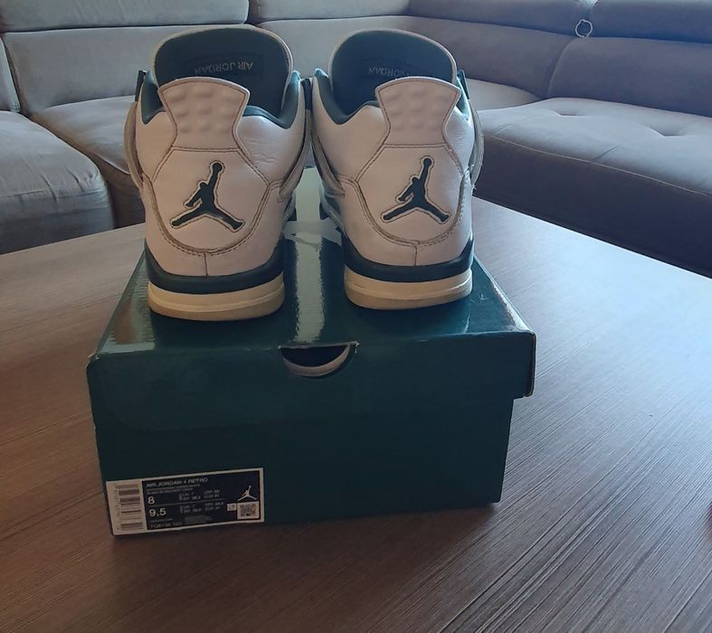 Air Jordan Retro 4 Oxidized Green