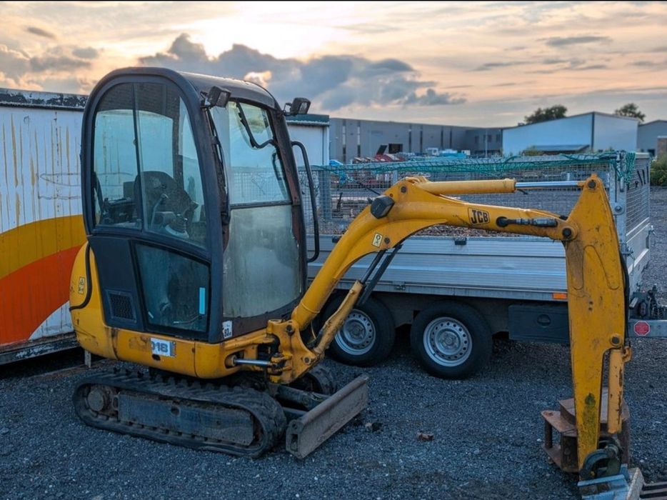 Miniexcavator JCB 8018. An 2008