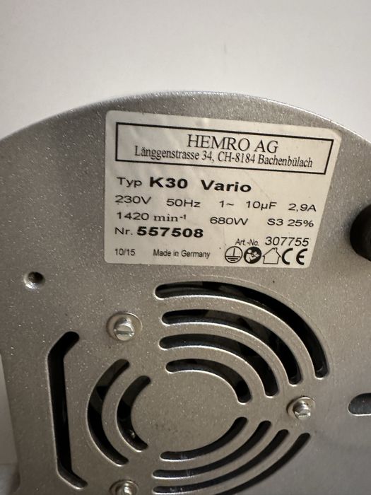 Rasnita Mahlkonig K30 Vario