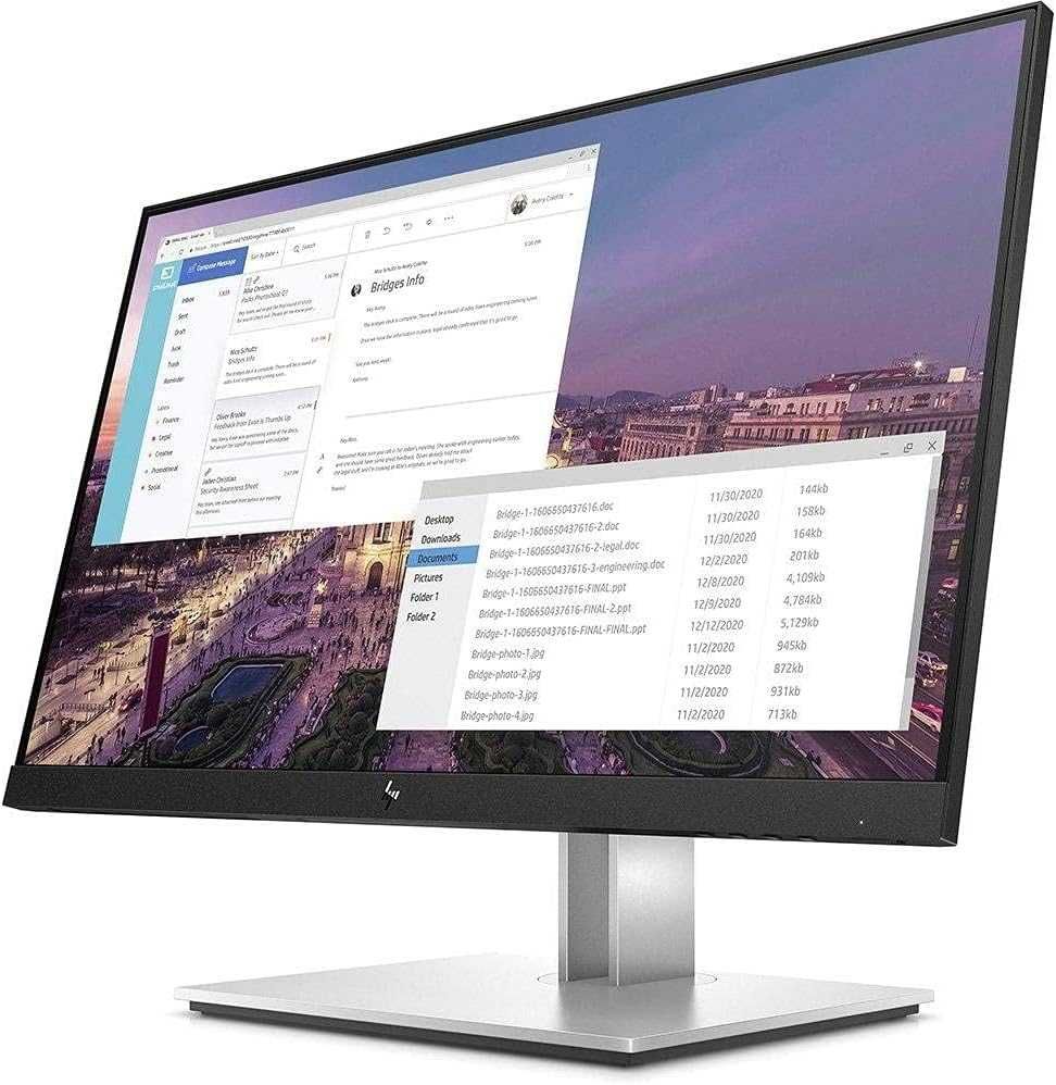Монитор HP E23 G4 1920x1080 FULL HD IPS с 12 месеца гаранция