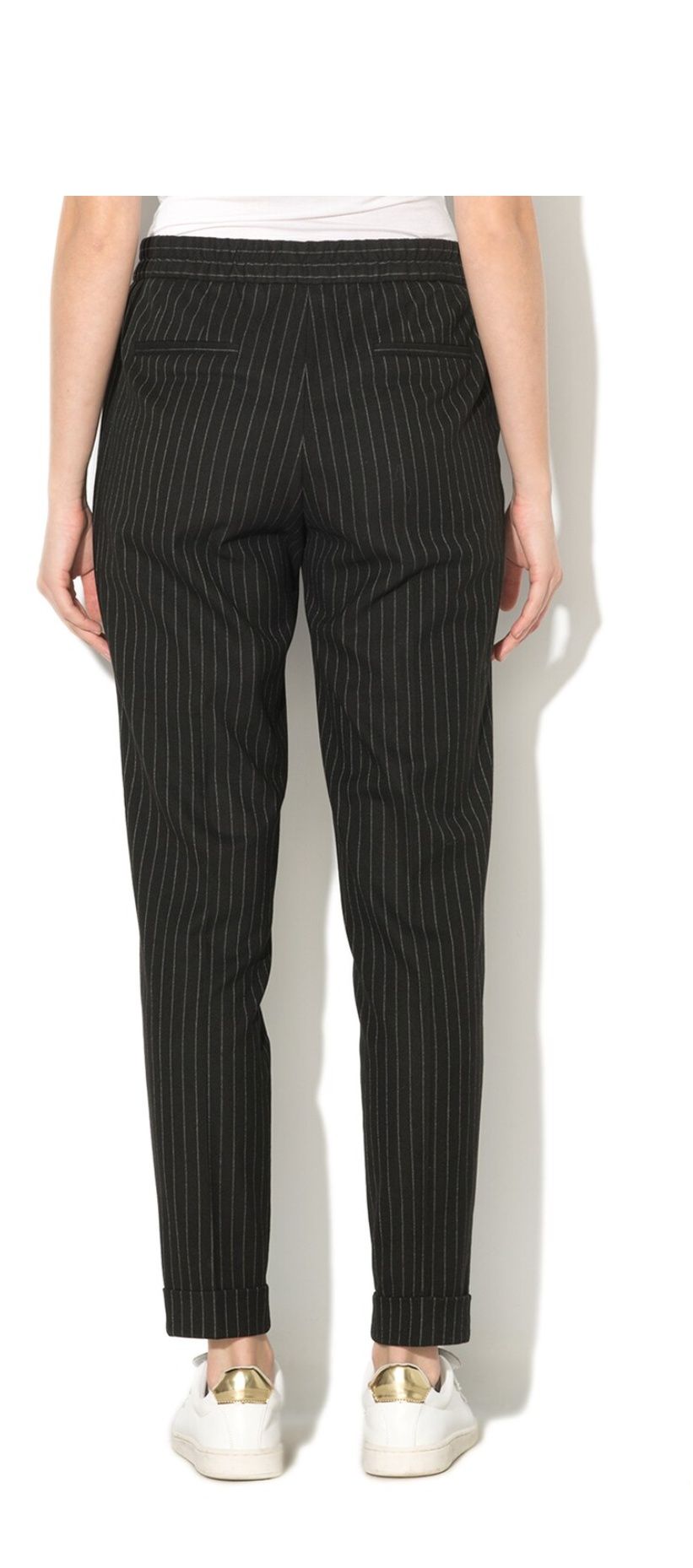 Pantaloni Esprit in dungi cu 2 buzunare laterale cu fermoar