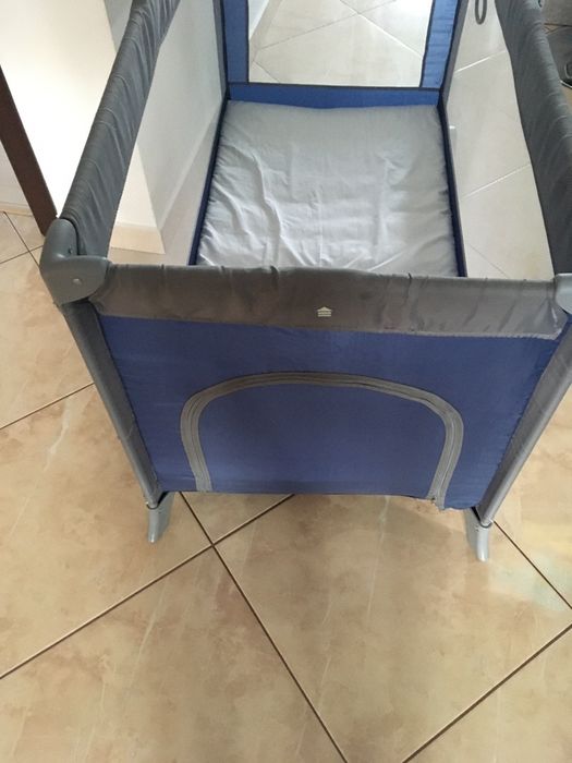 Pătuț pliant pentru copii și saltea cocos