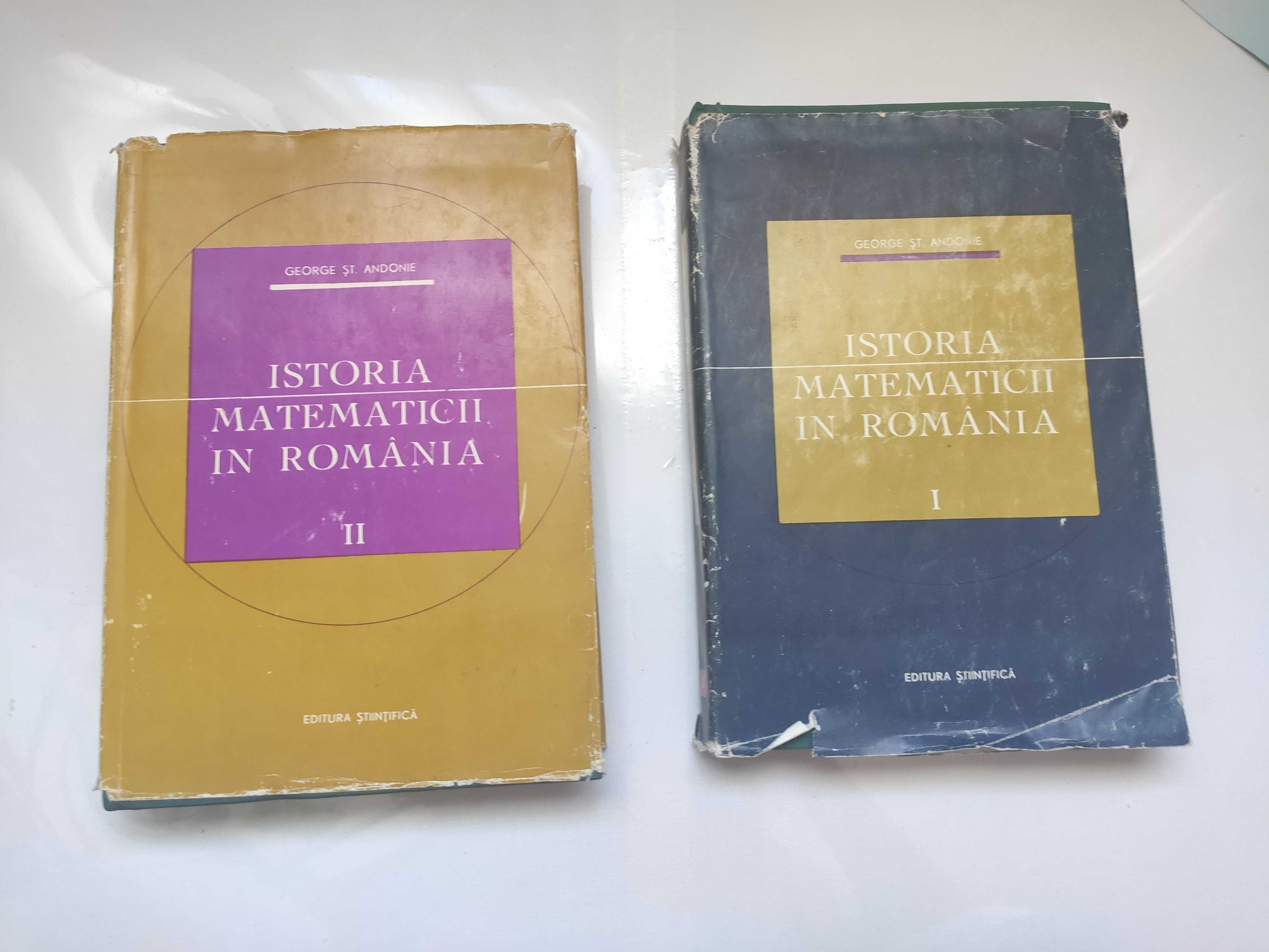 Istoria matematicii in Romania George ST Andonie