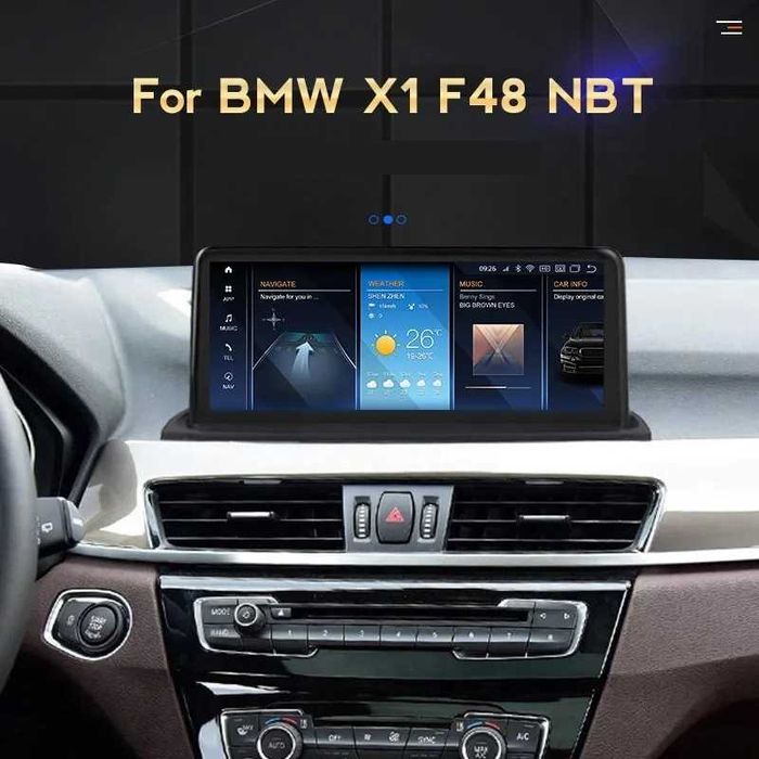 Navigatie BMW X1 F48 X2 F49 , Ecran 12.3 inch QLED Bluray Full HD Noua