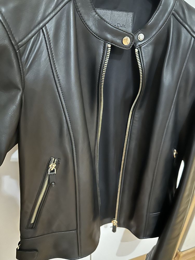 Дамско кожено яке Massimo Dutti