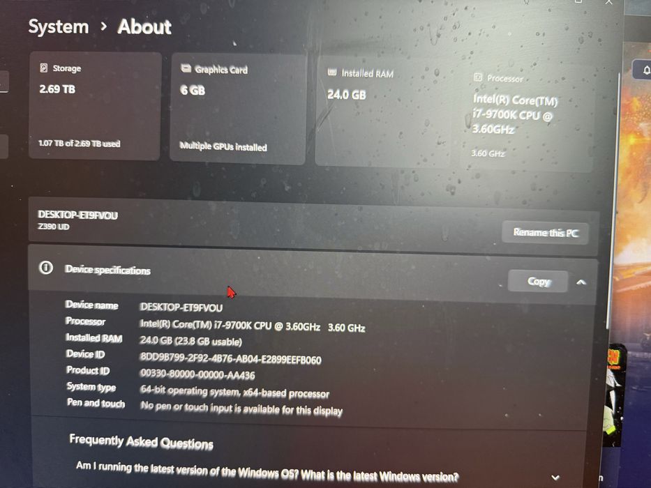 Calculator Gaming HIGH END RTX 2060