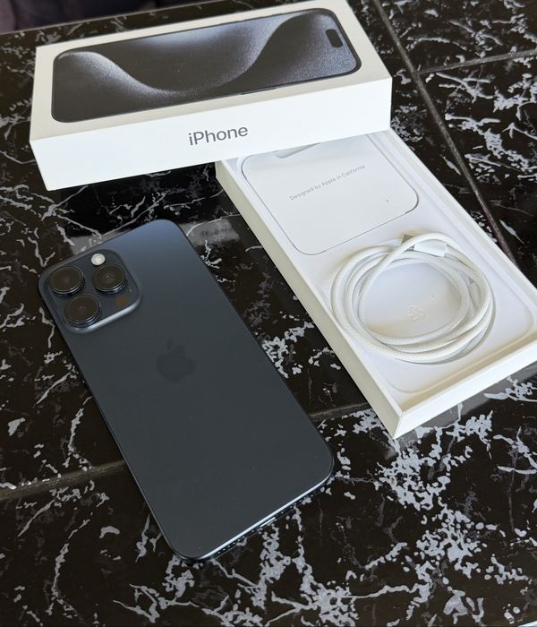 iPhone 15 Pro Max Blue Titanium 256GB