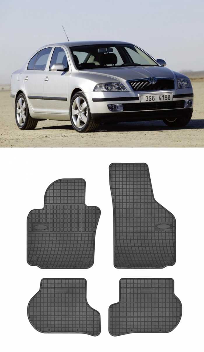 Гумени стелки Frogum съвместими с Skoda Octavia, Seat Leon, VW Golf V