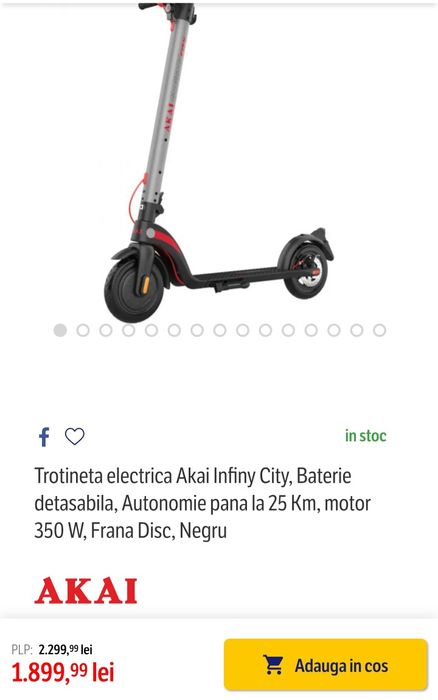 Trotineta electrica AKAI