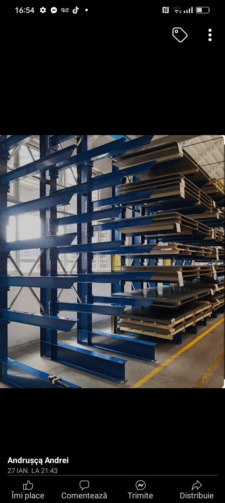 Rafturi metalice industriale 543×1100