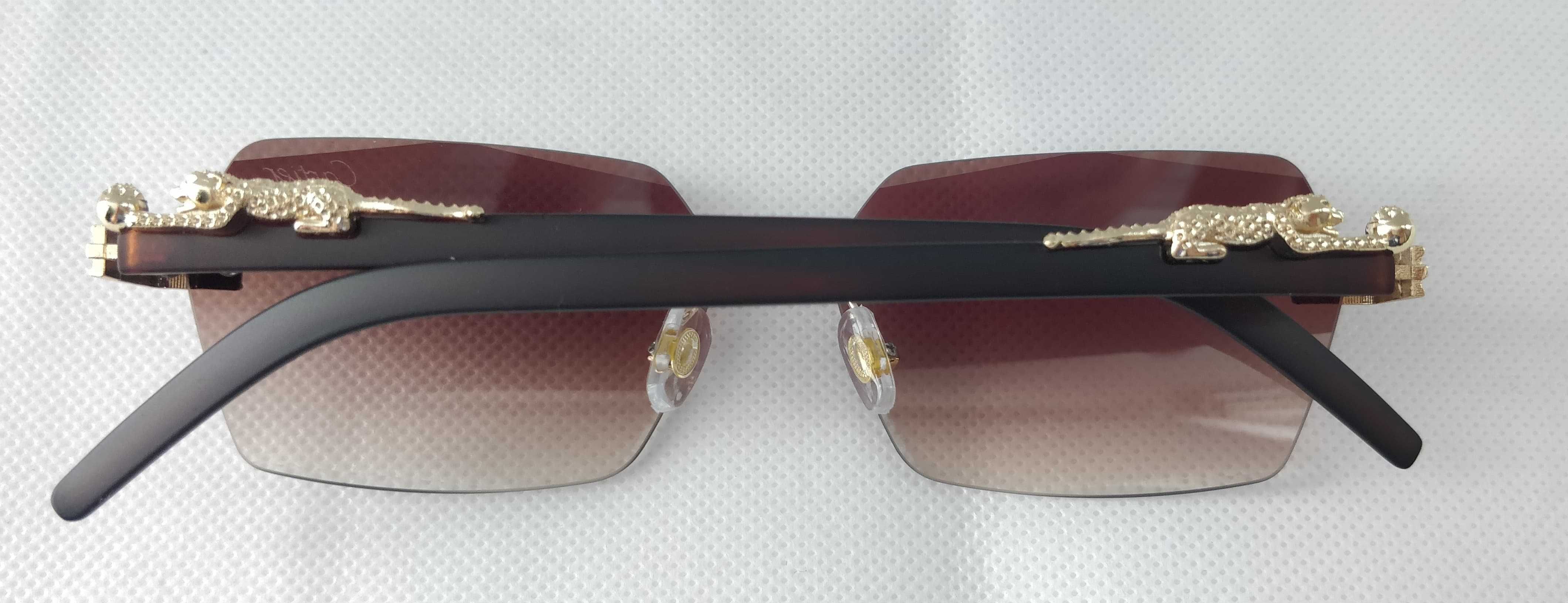 Ochelari de soare Cartier model 4 Brown Gradient