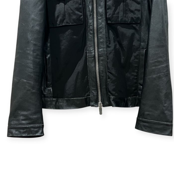 Emporio Armani мъжко кожено яке тип алкантара