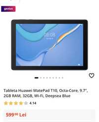 Huawei MatePad T10, Octa-Core, 9.7", 2GB RAM, 32GB, transport inclus