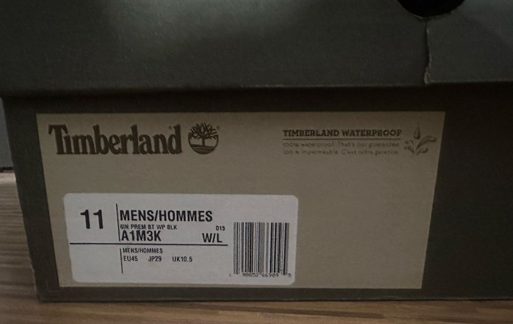 Timberland 6 inch premium boot waterproof black