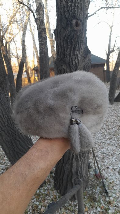 Шапка норка в отличном состоянии